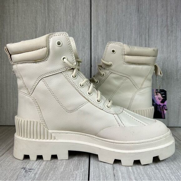 NEW Circus Sam Edelman Isabelle Lace Up Pull On Combat Boot Women’s Size 8 - Picture 4 of 11